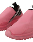 Dolce & Gabbana Chic Pink Sorrento Slip-On Sneakers
