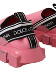 Dolce & Gabbana Chic Pink Sorrento Slip-On Sneakers