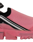 Dolce & Gabbana Chic Pink Sorrento Slip-On Sneakers