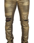 Dolce & Gabbana Elegant Gold Denim Elegance