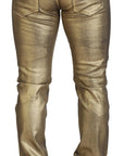 Dolce & Gabbana Elegant Gold Denim Elegance