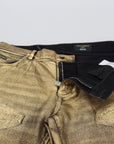 Dolce & Gabbana Elegant Gold Denim Elegance