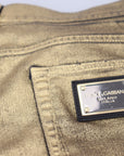 Dolce & Gabbana Elegant Gold Denim Elegance