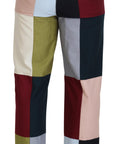 Dolce & Gabbana Stunning Multicolor Patchwork Pants