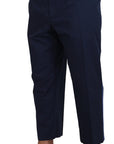 Dolce & Gabbana Chic Cropped Wool-Blend Trousers