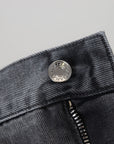Dolce & Gabbana Elegant Grey Checkered Denim Treasure