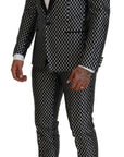 Dolce & Gabbana Elegant Black Silk Blend Slim Fit Suit