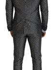 Dolce & Gabbana Elegant Black Silk Blend Slim Fit Suit