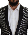 Dolce & Gabbana Elegant Black Silk Blend Slim Fit Suit