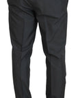 Dolce & Gabbana Sleek Silver Martini Slim Fit Three-Piece Suit