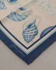 Dolce & Gabbana Elegant Blue Silk Men's Square Scarf