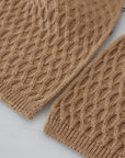Dolce & Gabbana Elegant Dark Brown Knitted Scarf