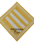 Dolce & Gabbana Elegant Yellow Cotton Square Scarf