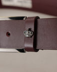 Dolce & Gabbana Elegant Brown Leather Designer Belt