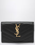 Saint Laurent Saint Laurent Black Monogram Envelope small wallet