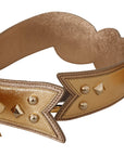 Dolce & Gabbana Elegant Gold Leather Shoulder Strap