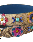 Dolce & Gabbana Elegant Beige Python Leather Strap