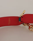 Dolce & Gabbana Emerald Green Leather Shoulder Strap