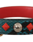Dolce & Gabbana Emerald Green Leather Shoulder Strap