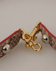Dolce & Gabbana Chic Brown Python Leather Bag Strap