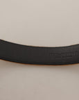 Dolce & Gabbana Elegant Engraved Buckle Leather Belt