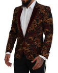 Dolce & Gabbana Elegant Multicolor Wool Blend Blazer