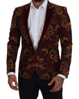 Dolce & Gabbana Elegant Multicolor Wool Blend Blazer