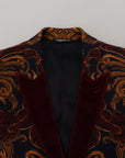 Dolce & Gabbana Elegant Multicolor Wool Blend Blazer
