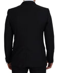 Dolce & Gabbana Elegant Martini Black Formal Blazer