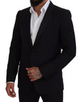Dolce & Gabbana Elegant Martini Black Formal Blazer