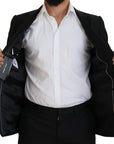 Dolce & Gabbana Elegant Martini Black Formal Blazer