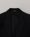 Dolce & Gabbana Elegant Martini Black Formal Blazer