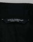 Dolce & Gabbana Elegant Martini Black Formal Blazer