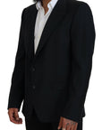 Dolce & Gabbana Elegant Dark Blue Single Breasted Blazer