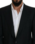 Dolce & Gabbana Elegant Dark Blue Single Breasted Blazer