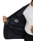 Dolce & Gabbana Elegant Dark Blue Single Breasted Blazer