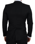 Dolce & Gabbana Elegant Martini Style Black Formal Blazer
