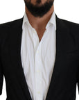 Dolce & Gabbana Elegant Martini Style Black Formal Blazer