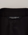 Dolce & Gabbana Elegant Martini Style Black Formal Blazer