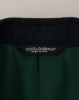 Dolce & Gabbana Elegant Cashmere-Silk Blend Blue Blazer