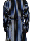 Dolce & Gabbana Elegant Striped Silk Blend Robe