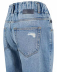Yes Zee Blue Cotton Women Jeans