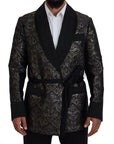 Dolce & Gabbana Gold Jacquard Robe Jacket