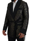 Dolce & Gabbana Gold Jacquard Robe Jacket