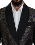 Dolce & Gabbana Gold Jacquard Robe Jacket