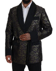 Dolce & Gabbana Gold Jacquard Robe Jacket