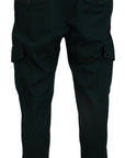 Dolce & Gabbana Elegant Green Slim Fit Cargo Jeans