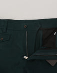 Dolce & Gabbana Elegant Green Slim Fit Cargo Jeans
