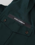 Dolce & Gabbana Elegant Green Slim Fit Cargo Jeans