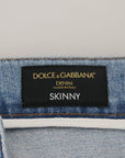 Dolce & Gabbana Elegant Slim Fit Light Blue Denim Pants